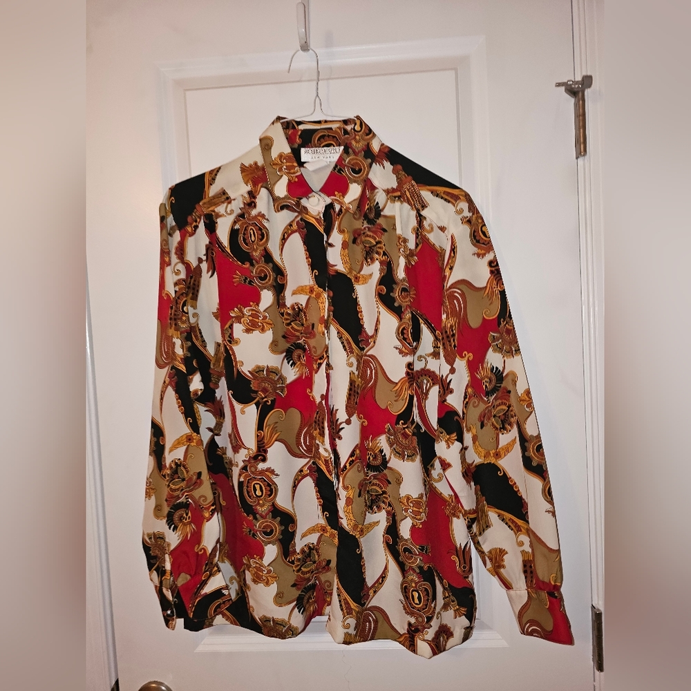 Retro button down dress shirt - Picture 2 of 3